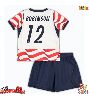 United States Miles Robinson #12 Replica Home Stadium Kit for Kids World Cup 2026 Short Sleeve (+ pants)